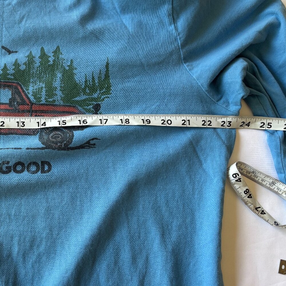 Life Is Good Crusher Men’s Blue Long Sleeve Truck T Shirt Large - Picture 5 of 6